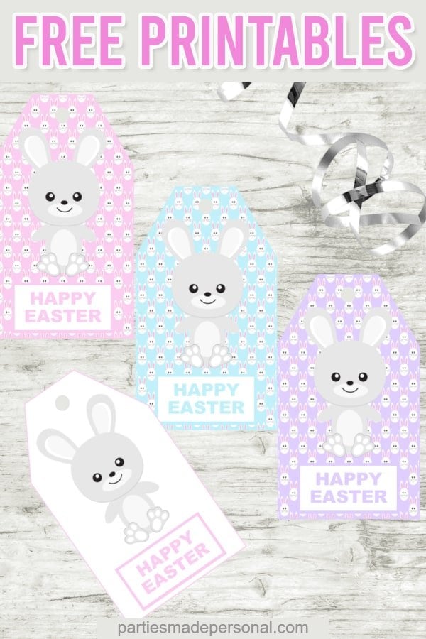 16 Free Easter Gift Tags Printables Parties Made Personal