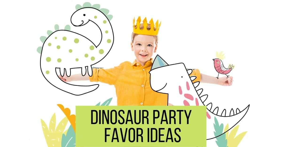 Dinosaur Kids Party Favor Bag DIY Keychain Kit Kids Birthday Dino