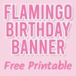 Flamingo Bunting Free Printable | Parties Made Personal
