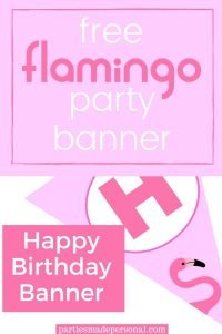 Flamingo Bunting Free Printable | Parties Made Personal