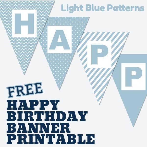 free printable birthday banners personalized