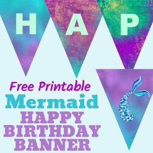 Free Printable Mermaid Party Decorations - 2 Sets | Parties Made Personal