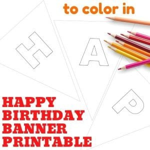 Free Happy Birthday Banner Printable (17 Unique Banners For Your Party ...