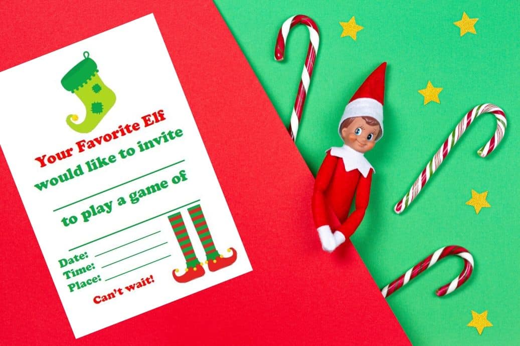 Printable Elf On The Shelf Props