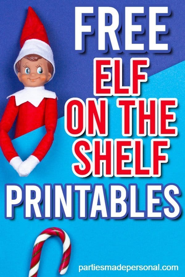 Easy Elf On The Shelf Printable Props