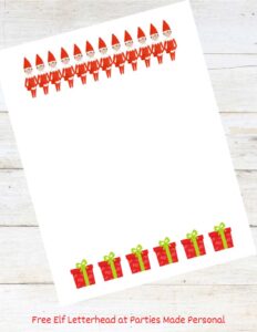 Free Elf on the Shelf Letter &amp; Letterhead (2024 Update) | Parties Made ...