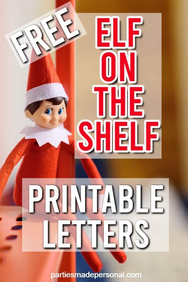 Free Elf On The Shelf Letter Letterhead Parties Made Personal