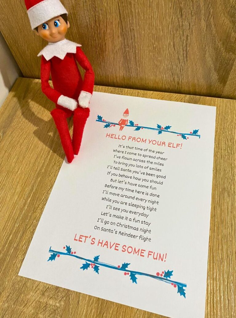 Free Elf on the Shelf Letter &amp; Letterhead (2024 Update) | Parties Made ...