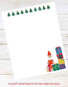 Free Elf on the Shelf Letter &amp; Letterhead (2024 Update) | Parties Made ...