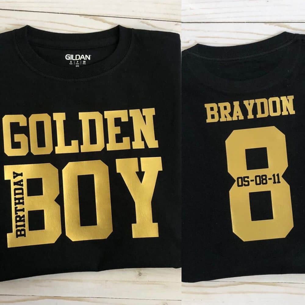 10 year old boy birthday shirt ideas