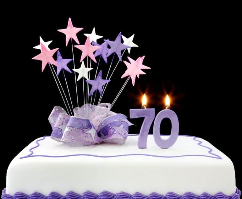 Cakes for 70th Birthday (Easy to Advanced Ideas for 2021) - Vicroty School