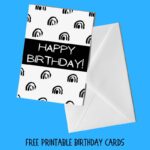 Free Printable Black and White Birthday Cards (10 Designs) | Parties ...