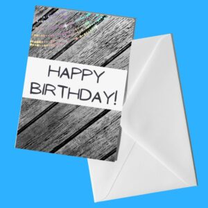 Free Printable Black and White Birthday Cards (10 Designs) | Parties ...