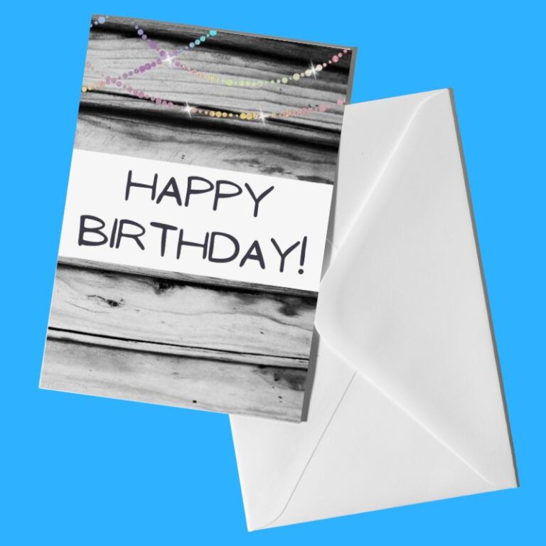 Free Printable Black and White Birthday Cards (10 Designs) | Parties ...