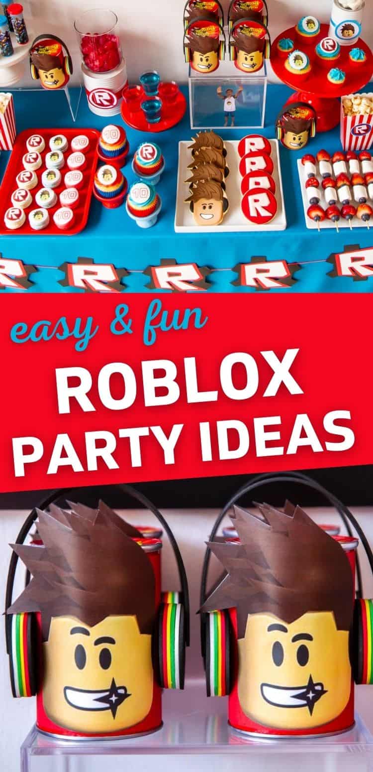 Best Ever Roblox Birthday Party 2021 Parties Made Personal - roblox party supplies