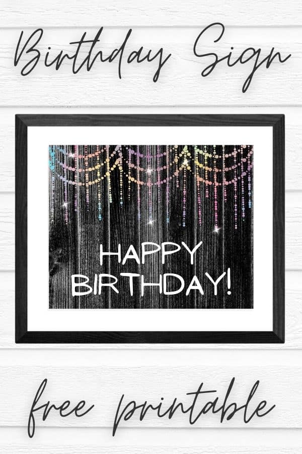 23 Free Happy Birthday Sign Printable (2023 All New Designs) Parties