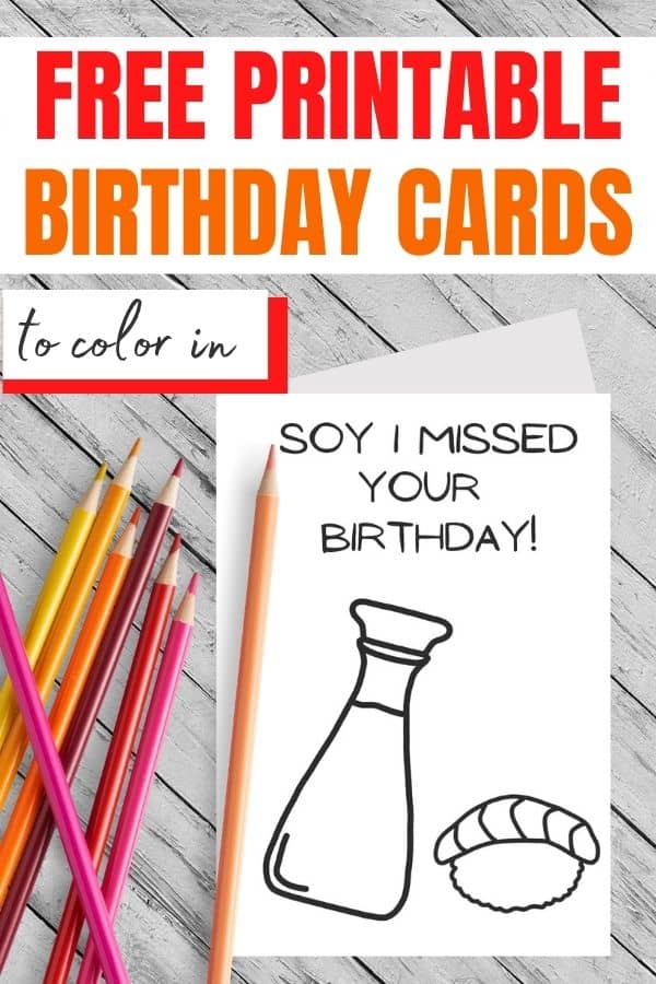 Free Printable Birthday Card - Handmade Weekly