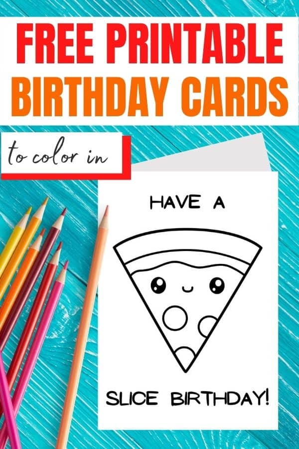 printable birthday cards foldable