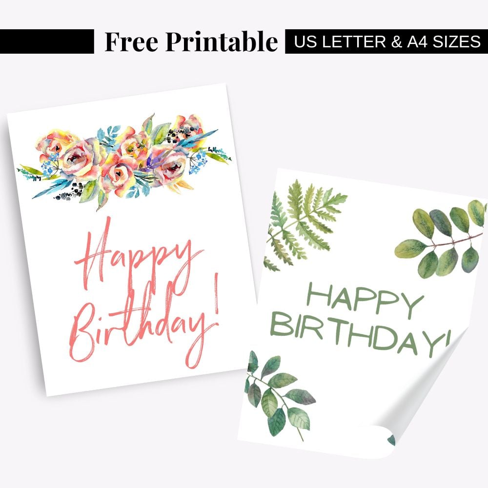 23 Free Printable Happy Birthday Signs | Parties Made Personal