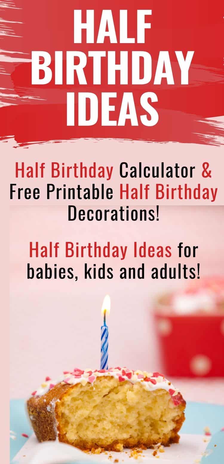 Easy and Cute Half Birthday Ideas for Your Baby