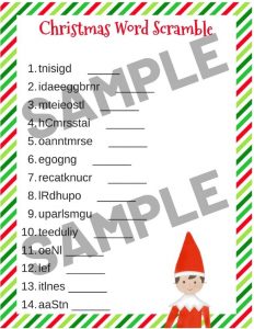Elf on the Shelf Free Printables: Games &amp; Activities | Parties Made ...