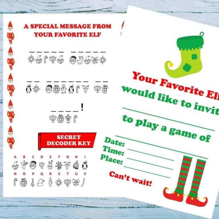 Elf on the Shelf Free Printables: Games &amp; Activities | Parties Made ...