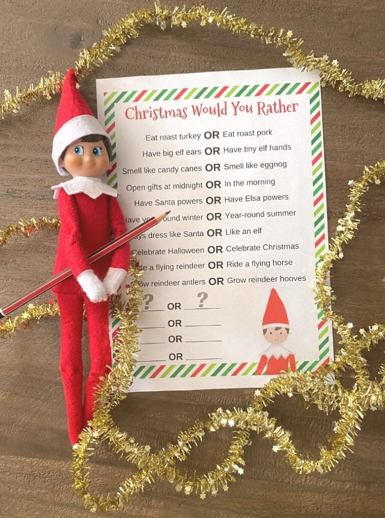 Elf on the Shelf Free Printables: Games & Activities | Parties Made