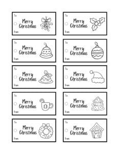 67 Christmas Gift Tags Free Printable | Parties Made Personal