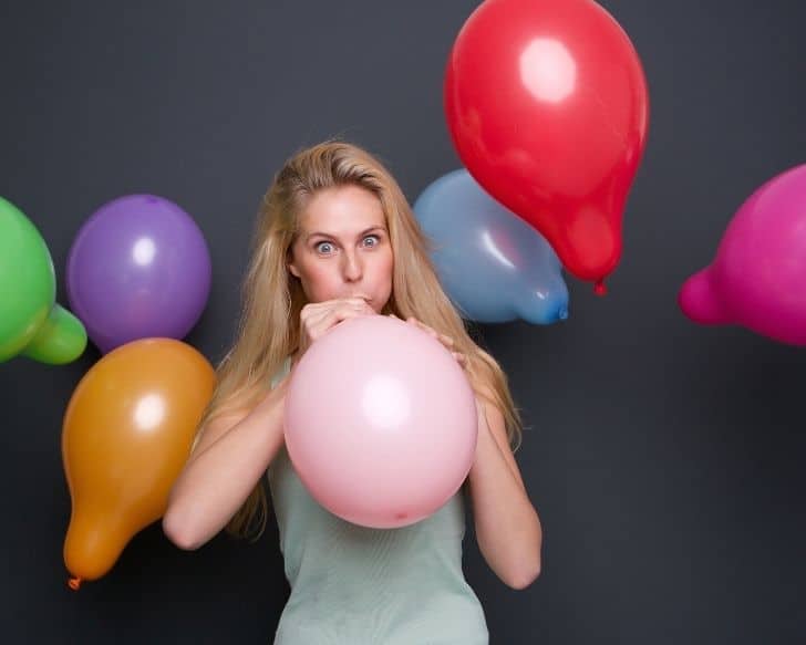 Can You Blow Up Latex Helium Balloons With Your Mouth