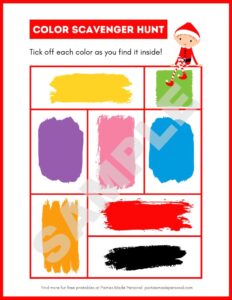 Elf on the Shelf Scavenger Hunt Free Printables | Parties Made Personal