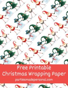 Christmas Printable Wrapping Paper - 20 FREE Designs | Parties Made ...