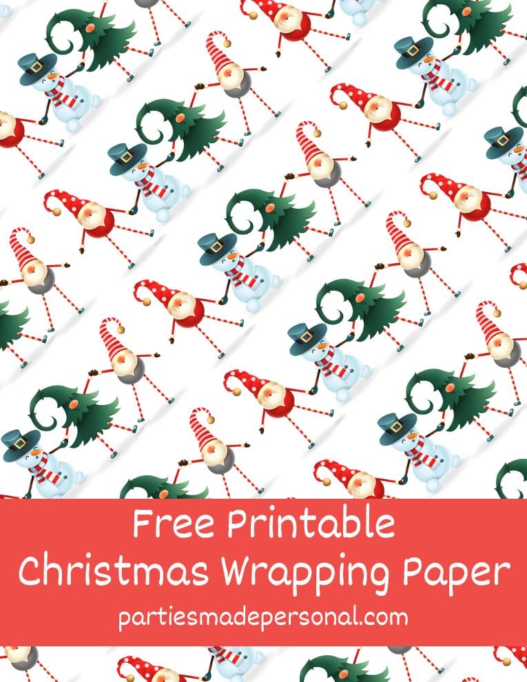 Fish Christmas Wrapping Paper 