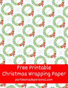 Christmas Printable Wrapping Paper - 20 FREE Designs | Parties Made ...