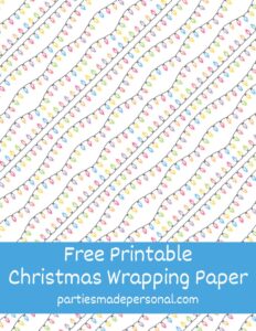 Christmas Printable Wrapping Paper - 20 FREE Designs | Parties Made ...