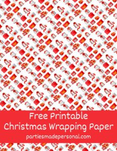 Christmas Printable Wrapping Paper - Print Your Own Christmas Wrapping Paper 232x300 
