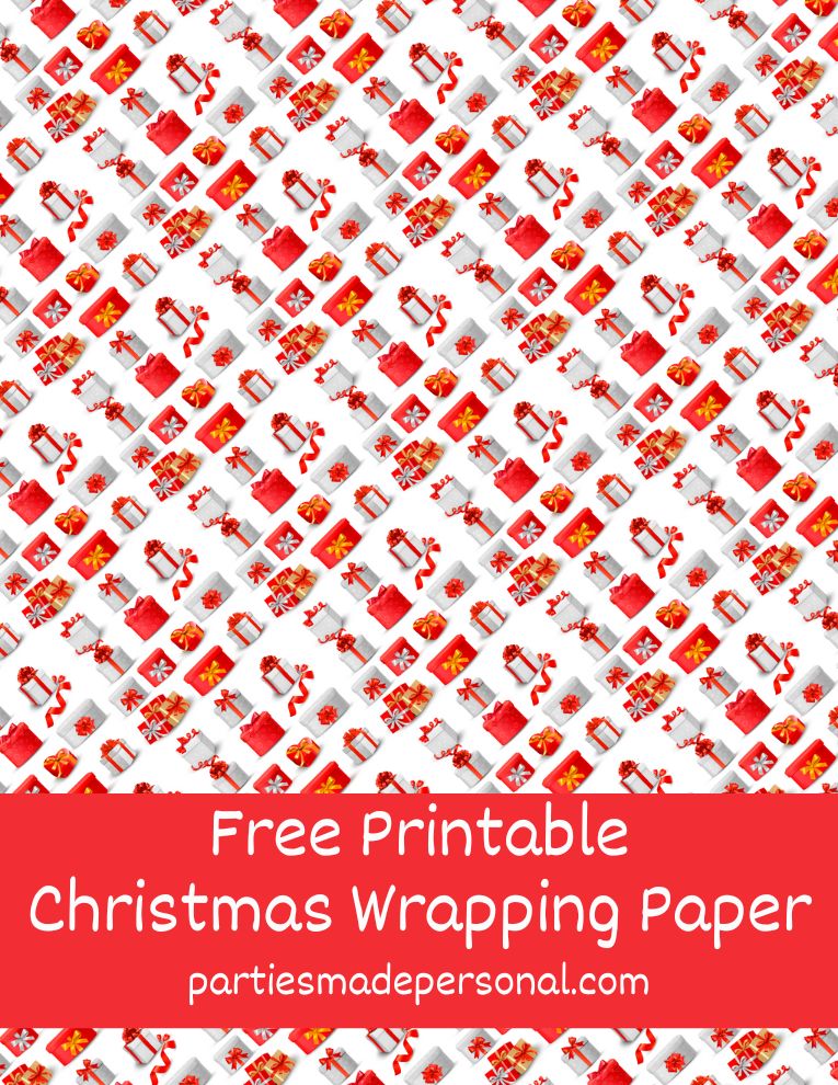 Free Printable Wrapping Paper Christmas