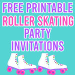 Free Printable Roller Skating Party Invitations | Parties Made Personal