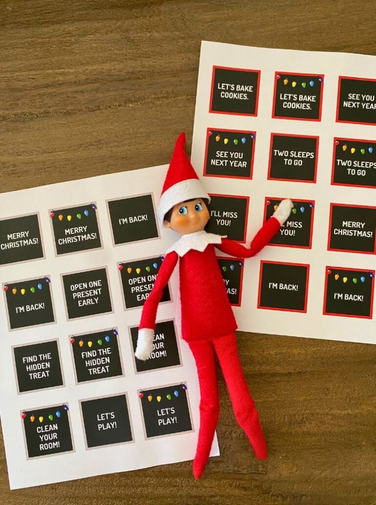 Free Elf on the Shelf Printable Notes - Easy and Fun Ideas | Parties ...